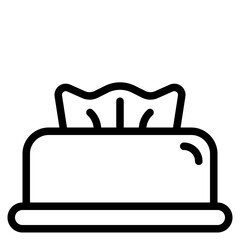 Wipes outline style icon