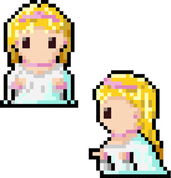 ドット絵・プリンセス Pixel Art / Princess