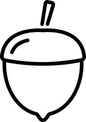 acorn minimal line icon