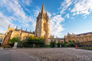 Obraz premium St. Mary's church in Oxford. England