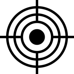 target minimal line icon