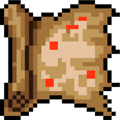 ドット絵・地図、巻物 Pixel Art / Scroll, Map