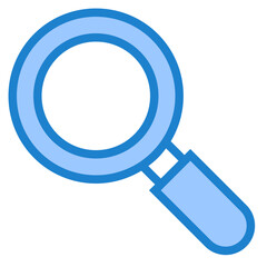 Active search blue style icon