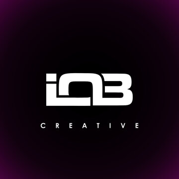 IOB Letter Initial Logo Design Template Vector Illustration