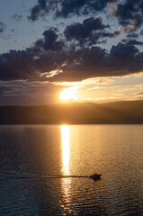 Obraz premium Sunset on Lake Baikal
