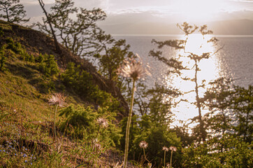 Sunset on Lake Baikal