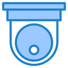 Cctv blue style icon