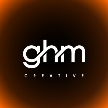 GHM Letter Initial Logo Design Template Vector Illustration