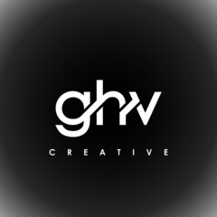 GHV Letter Initial Logo Design Template Vector Illustration