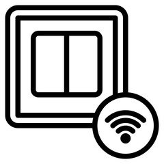 Switch outline style icon