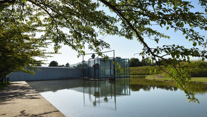 teich in neuss, insel hombroich