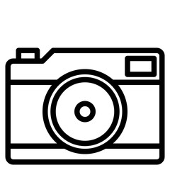 Camera outline style icon