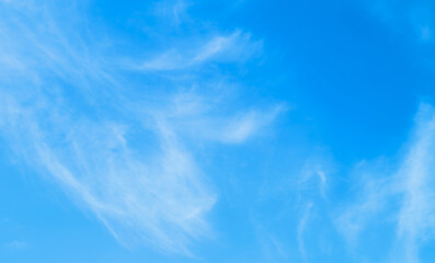 blue sky with beautiful natural white clouds