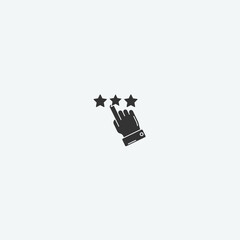 Feedback vector icon illustration sign