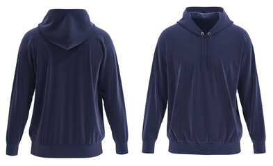 3D rendered Navy hoodie