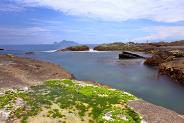 Obraz premium Northeast coast of Taiwan (New Taipei City and Yilan) National Scenic Area.