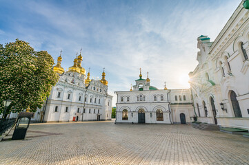 Uspenskiy Sobor Cathedral at Kiev Pechersk Lavra.Ukraine 