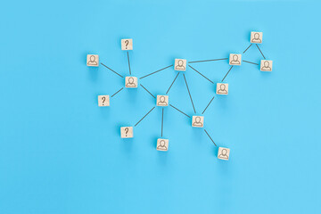 Conceptual image of teamwork