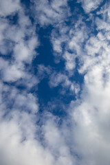 Dramatic cloud formations above the forest on the Garden Route in South Africa