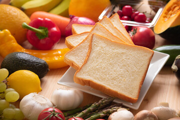 パンと野菜のイメージ02