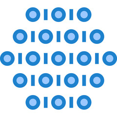Security crypto blue style icon
