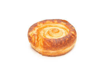 Tasty puff isolated on a white background.