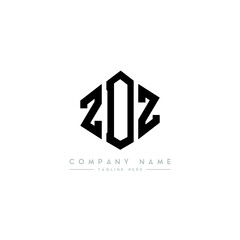 ZDZ letter logo design with polygon shape. ZDZ polygon logo monogram. ZDZ cube logo design. ZDZ hexagon vector logo template white and black colors. ZDZ monogram, ZDZ business and real estate logo. 