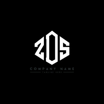 ZDS letter logo design with polygon shape. ZDS polygon logo monogram. ZDS cube logo design. ZDS hexagon vector logo template white and black colors. ZDS monogram, ZDS business and real estate logo. 