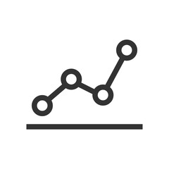 Business Graph outline icon