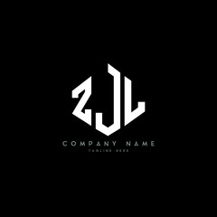 ZJL letter logo design with polygon shape. ZJL polygon logo monogram. ZJL cube logo design. ZJL hexagon vector logo template white and black colors. ZJL monogram, ZJL business and real estate logo. 