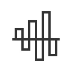 Business Graph outline icon