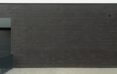 Modern Decorative Finishing Material Pattern with Black Bricks