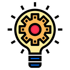 Idea color line style icon