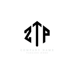 ZTP letter logo design with polygon shape. ZTP polygon logo monogram. ZTP cube logo design. ZTP hexagon vector logo template white and black colors. ZTP monogram, ZTP business and real estate logo. 