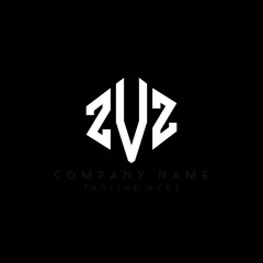 ZVZ letter logo design with polygon shape. ZVZ polygon logo monogram. ZVZ cube logo design. ZVZ hexagon vector logo template white and black colors. ZVZ monogram, ZVZ business and real estate logo. 