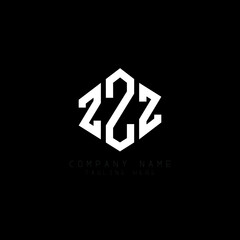 ZZZ letter logo design with polygon shape. ZZZ polygon logo monogram. ZZZ cube logo design. ZZZ hexagon vector logo template white and black colors. ZZZ monogram, ZZZ business and real estate logo.