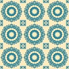 Gorgeous seamless pattern from dark blue and white Moroccan, Portuguese tiles, Azulejo, ornaments. Can be used for wallpaper, pattern fills, web page background,surface textures.
