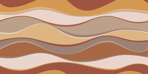 Bright colorful abstract waves background. Vector illustration. Perfect for the design of fabrics, clothing, interiors.