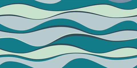Fototapeta na wymiar Bright colorful abstract waves background. Vector illustration. Perfect for the design of fabrics, clothing, interiors.