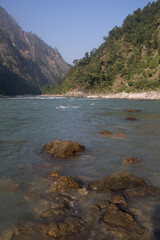 Karnali River in Nepal. The only wild and scenic and free flowing River.