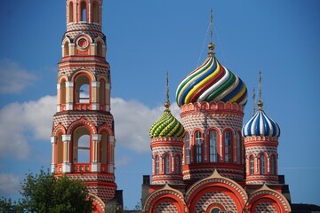 Russia. Tambov region. Tambov. View of the city. Tambov. Ascension convent on a sunny day