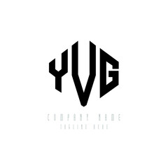 YVG letter logo design with polygon shape. YVG polygon logo monogram. YVG cube logo design. YVG hexagon vector logo template white and black colors. YVG monogram, YVG business and real estate logo. 