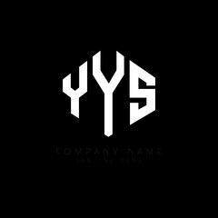 YYS letter logo design with polygon shape. YYS polygon logo monogram. YYS cube logo design. YYS hexagon vector logo template white and black colors. YYS monogram, YYS business and real estate logo. 