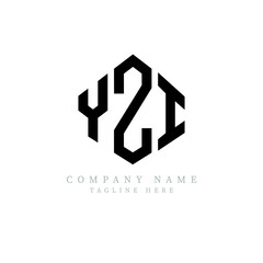 YZI letter logo design with polygon shape. YZI polygon logo monogram. YZI cube logo design. YZI hexagon vector logo template white and black colors. YZI monogram, YZI business and real estate logo. 