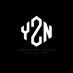 YZN letter logo design with polygon shape. YZN polygon logo monogram. YZN cube logo design. YZN hexagon vector logo template white and black colors. YZN monogram, YZN business and real estate logo. 