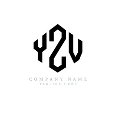 YZV letter logo design with polygon shape. YZV polygon logo monogram. YZV cube logo design. YZV hexagon vector logo template white and black colors. YZV monogram, YZV business and real estate logo. 