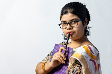 Beautiful Indian woman in saree