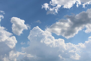 blue sky with clouds