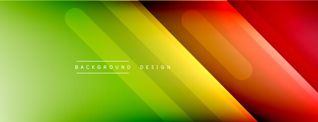 Dynamic lines abstract background. 3D shadow effects and fluid gradients. Modern overlapping forms