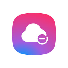 Remove Cloud - Sticker